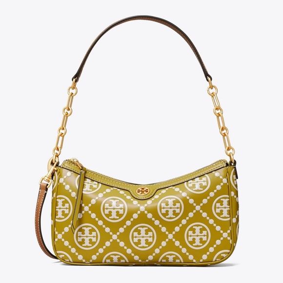 T MONOGRAM EMBOSSED STUDIO BAG - Picture 2 of 12